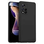 Microsonic Matte Silicone Xiaomi Redmi Note 11 Pro Kılıf Siyah