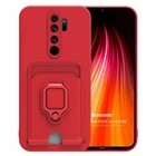 Microsonic Xiaomi Redmi Note 8 Pro Kılıf Multifunction Silicone Kırmızı