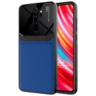 Microsonic Xiaomi Redmi Note 8 Pro Kılıf Uniq Leather Lacivert