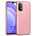 Microsonic Matte Silicone Xiaomi Redmi Note 9 4G Kılıf Rose Gold