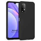 Microsonic Matte Silicone Xiaomi Redmi Note 9 4G Kılıf Siyah