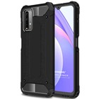 Microsonic Xiaomi Redmi Note 9 4G Kılıf Rugged Armor Siyah