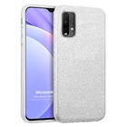 Microsonic Xiaomi Redmi Note 9 4G Kılıf Sparkle Shiny Gümüş