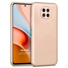 Microsonic Matte Silicone Xiaomi Redmi Note 9 5G Kılıf Gold