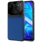 Microsonic Xiaomi Redmi Note 9 Kılıf Uniq Leather Lacivert