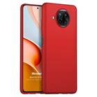 Microsonic Matte Silicone Xiaomi Redmi Note 9 Pro 5G Kılıf Kırmızı