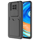 Microsonic Xiaomi Redmi Note 9 Pro Kılıf Inside Card Slot Siyah