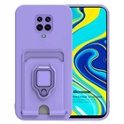 Microsonic Xiaomi Redmi Note 9 Pro Max Kılıf Multifunction Silicone Lila