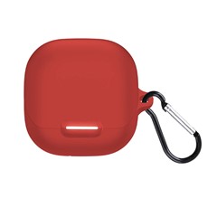 Microsonic Anker Soundcore Liberty 4 NC Kılıf Askılı Mat Silikon Kırmızı