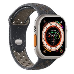 Microsonic Apple Watch Series 12 46mm Kordon Flame Circle Siyah