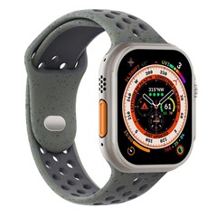 Microsonic Apple Watch Series 12 46mm Kordon Flame Circle Yeşil