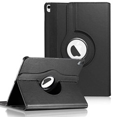 Microsonic Apple iPad Air 13 2026 Kılıf A3461-A3462 360 Rotating Stand Deri Siyah