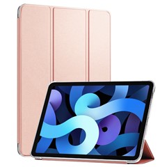 Microsonic Apple iPad Pro 13 2025 Kılıf A3360-A3361 Slim Translucent Back Smart Cover Rose Gold