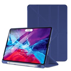 Microsonic Apple iPad Pro 13 2025 Kılıf A3360-A3361 Origami Pencil Lacivert