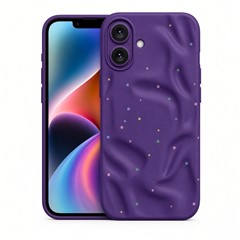 Microsonic Apple iPhone 16 Plus Kılıf Rippledots Mor