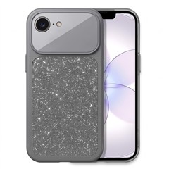 Microsonic Apple iPhone 17e Kılıf Ruby Sparkle Gri