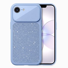Microsonic Apple iPhone 17e Kılıf Ruby Sparkle Mavi