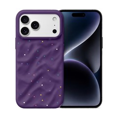 Microsonic Apple iPhone 18 Pro Kılıf Rippledots Mor