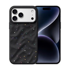 Microsonic Apple iPhone 18 Pro Kılıf Rippledots Siyah