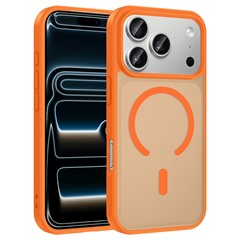 Microsonic Apple iPhone 18 Pro Kılıf MagSmoke Neo Turuncu
