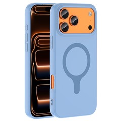 Microsonic Apple iPhone 17 Pro Kılıf Pastello MagSafe Bebe Mavi