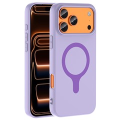 Microsonic Apple iPhone 17 Pro Kılıf Pastello MagSafe Lila