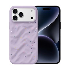 Microsonic Apple iPhone 18 Pro Max Kılıf Rippledots Lila