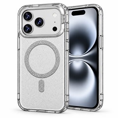 Microsonic Apple iPhone 18 Pro Kılıf SparkMag Luxe Gri