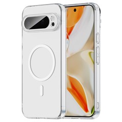 Microsonic Google Pixel 9 Pro XL Kılıf MagSafe Clear Sararmaz Şeffaf