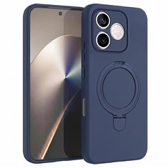 Microsonic Honor 600 Lite 5G Kılıf Aura Stant MagSafe Lacivert