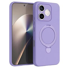 Microsonic Honor 600 Lite 5G Kılıf Aura Stant MagSafe Lila