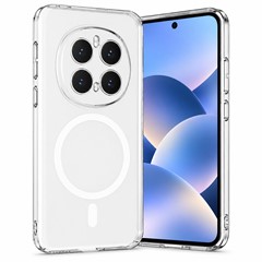 Microsonic Honor Magic 7 Pro Kılıf MagSafe Clear Sararmaz Şeffaf