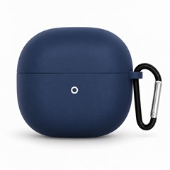 Microsonic Huawei FreeBuds 7 Mat Silikon Kılıf Lacivert
