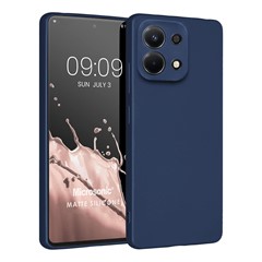 Microsonic Matte Silicone Oppo A6 Pro Kılıf Lacivert