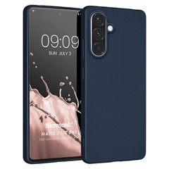 Microsonic Matte Silicone Samsung Galaxy A57 Kılıf Lacivert
