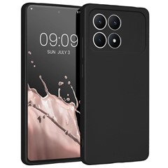 Microsonic Matte Silicone Xiaomi Poco F8 Pro Kılıf Siyah