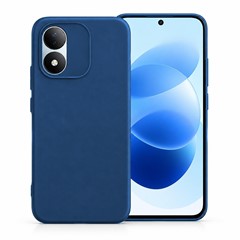 Microsonic Matte Silicone Xiaomi Redmi Note 17 5G Kılıf Lacivert