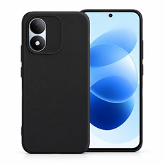Microsonic Matte Silicone Xiaomi Redmi Note 17 5G Kılıf Siyah