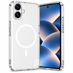 Microsonic Nothing CMF Phone 1 Kılıf MagSafe Clear Sararmaz Şeffaf