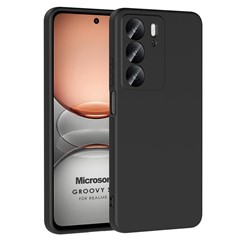 Microsonic Realme C75 Kılıf Groovy Soft Siyah