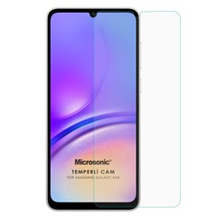 Microsonic Samsung Galaxy A08 Tempered Glass Cam Ekran Koruyucu