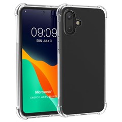 Microsonic Samsung Galaxy A08 Kılıf Shock Absorbing Şeffaf