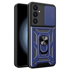 Microsonic Samsung Galaxy S25 FE Kılıf Impact Resistant Lacivert