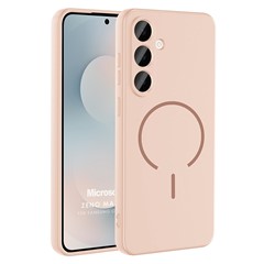 Microsonic Samsung Galaxy S26 Plus Kılıf Zeno MagSafe Rose Gold