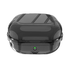 Microsonic Samsung Galaxy Buds 4 Kılıf Airbag Transparan Silikon Füme