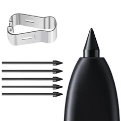 Microsonic Samsung Galaxy Tab S10 FE Plus Pencil Uçları 5 li Paket Siyah
