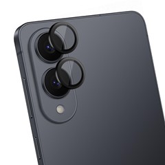 Microsonic Samsung Galaxy S25 Edge Tekli Kamera Lens Koruma Camı Siyah
