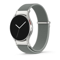 Microsonic Samsung Galaxy Watch 8 40mm Kordon FlexWeave Kumaş Gri