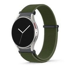 Microsonic Samsung Galaxy Watch 8 40mm Kordon FlexWeave Kumaş Haki