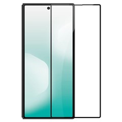 Microsonic Samsung Galaxy Z Fold 8 Ultra Tam Kaplayan Temperli Cam Ekran Koruyucu Siyah